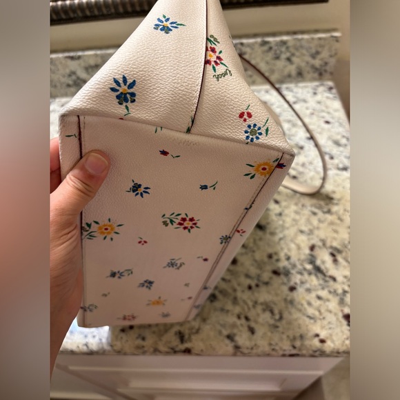 COACH Taylor Tote With Wildflower Floral Print Purse - #1037 - Authentic - Picture 9 of 14